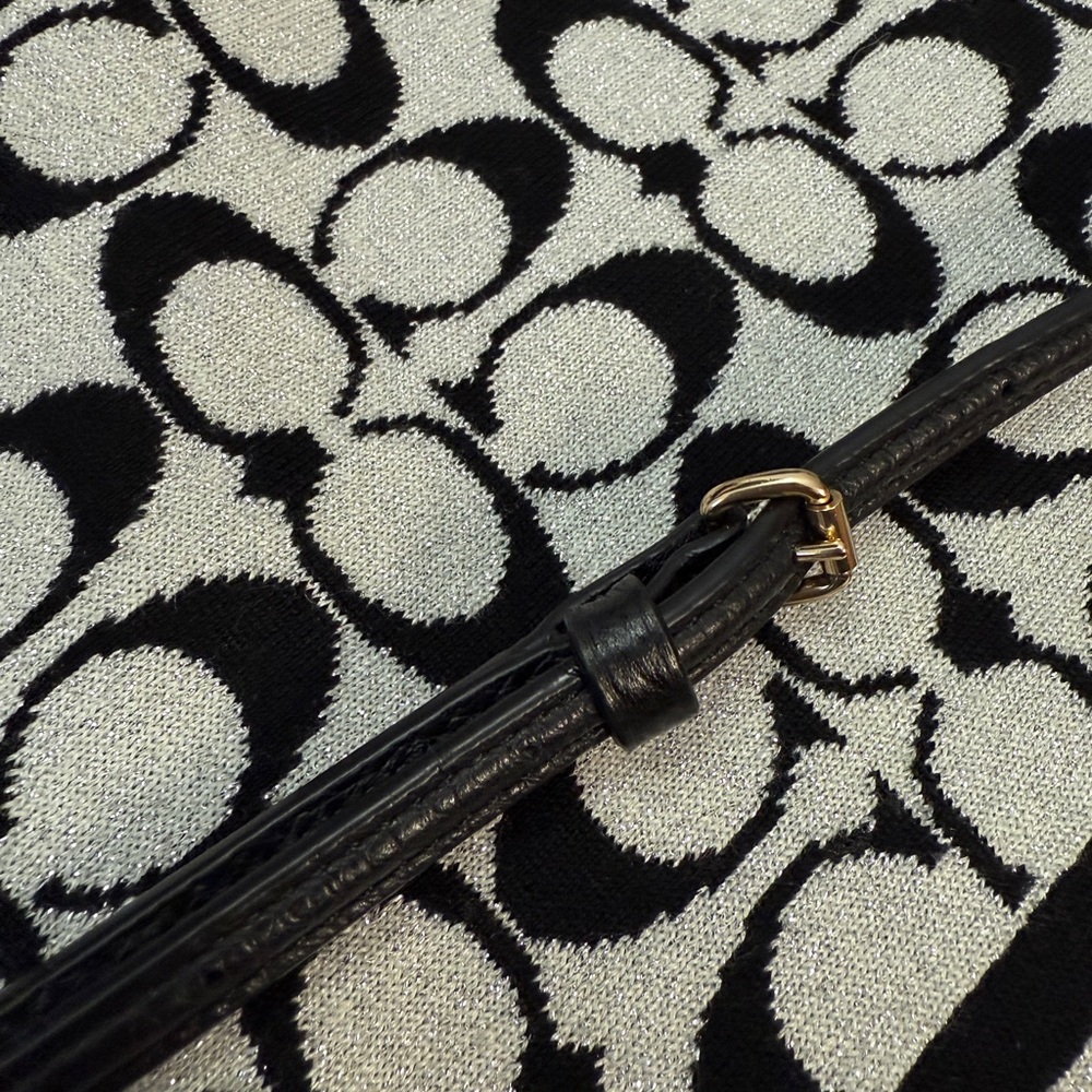 Coach Black Crossbody Leather Bag - Picture 5 of 7